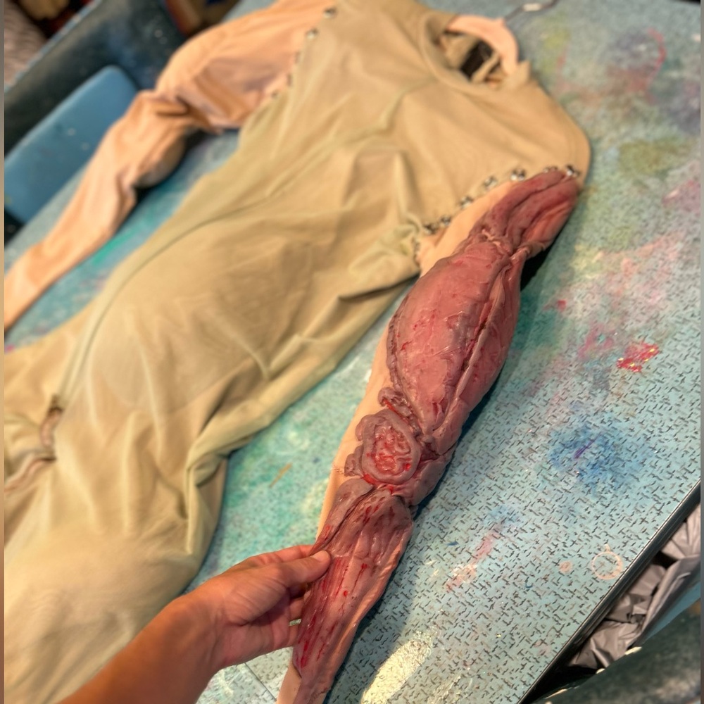 Halloween Anatomy Scary Body Suit - Picture 3 of 11